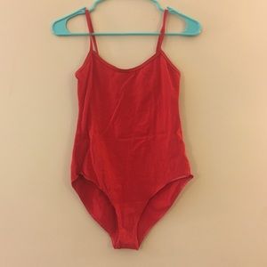 Red Leotard/Bodysuit